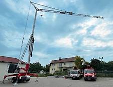 FB GRU FB GRU GA727D80 Schnellbaukran, Dachdeckerkran in rot KURZFR.VERF. Sept.21