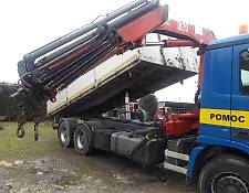 Mercedes-Benz flatbed truck ACTROS 2644L 6X4 HDS